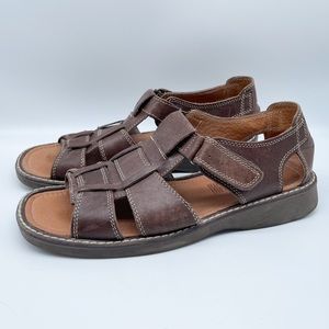 Hortegas Mexico Leather Ankle Strap Sandals Pig Skin Lined